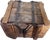 Late 19th Century Rare Antique German Wood Wine Crate W Lid, 19th Century, Industrial Metal Straps For Sale - Image 5 of 18