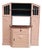 Antique Wood Buffet Cabinet in Mushroom, Germany, 1920 For Sale