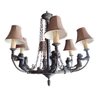 Theodore Alexander Monkey Chandelier For Sale