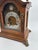 Vintage Tempus Fugit Table Clock in Wooden Case with Brass Details For Sale - Image 4 of 17