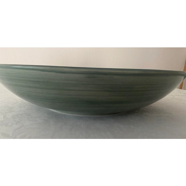 Late 20th Century Lenox Winter Greetings Large Serving Bowl Excellent Mint Condition For Sale - Image 5 of 12