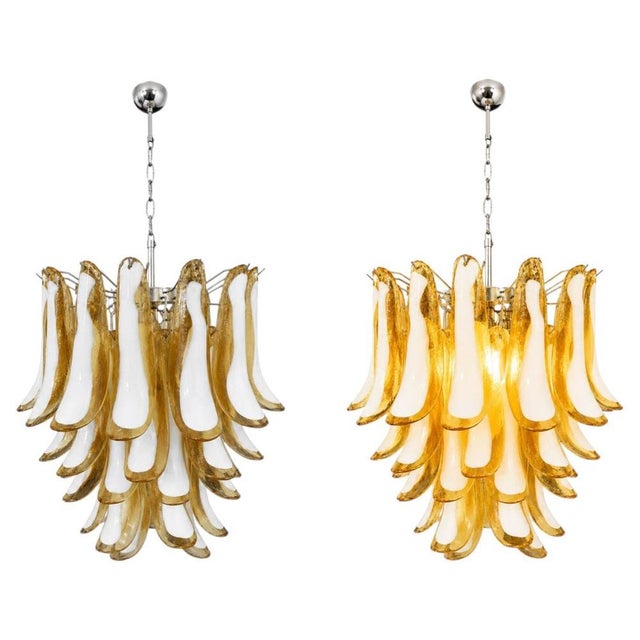 Italian Murano Chandeliers, 1970s, Set of 2 For Sale - Image 15 of 15