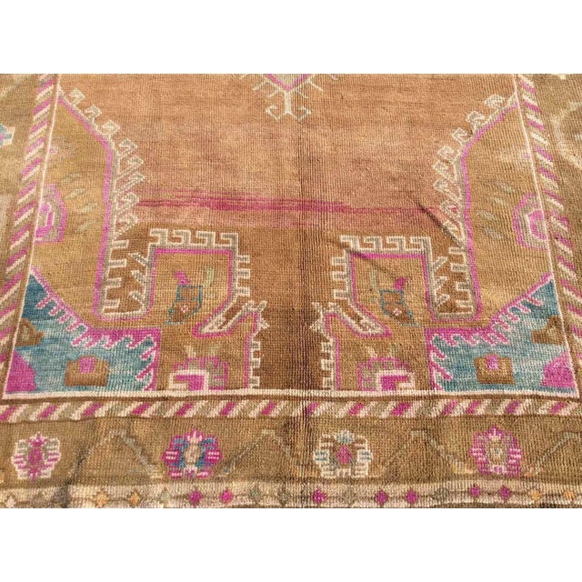 Modern Looks - Vintage Handmade Turkish Rug Runner - 66" X 166.5" For Sale - Image 4 of 12