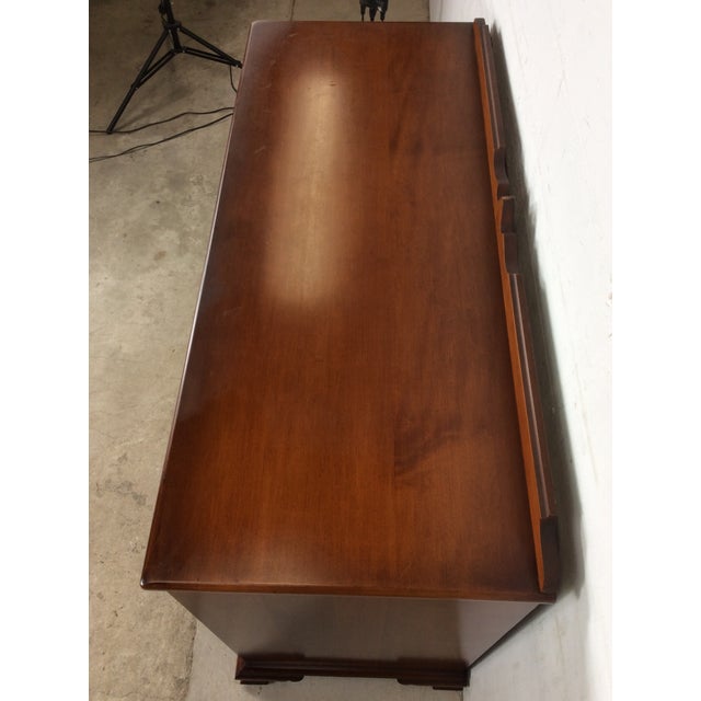 Antique Country Style Maple Sideboard With Turned Wood Pulls For Sale - Image 17 of 18