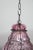 Magenta 1960s Wonderful Large Magenta Colour Venetian Lantern, Seguso Murano Glass, Italy For Sale - Image 8 of 14