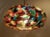 Mid-Century Modern Colorful Lucite Strip Pendant Lamp For Sale - Image 3 of 7