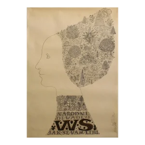 1970 Czech Theatre Poster, "Jak Se Vam Libi" (As You Like It) by William Shakespeare - Josef Flejsar