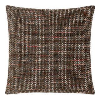 Scalamandre 22" x 22" Confetti Pillow in Brown For Sale