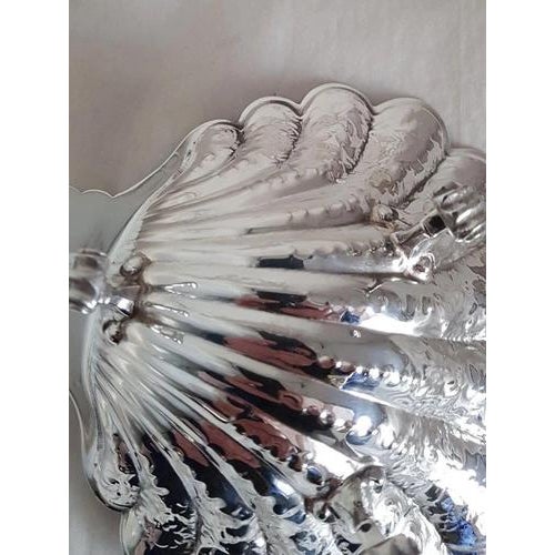 Sterling Silver Novelty Scallop Shell Dish, Sheffield, 1992 For Sale - Image 13 of 18