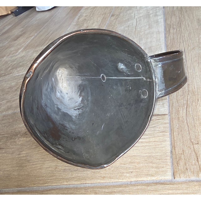 19th C Copper Clad Tin Beer Warmer For Sale - Image 4 of 7
