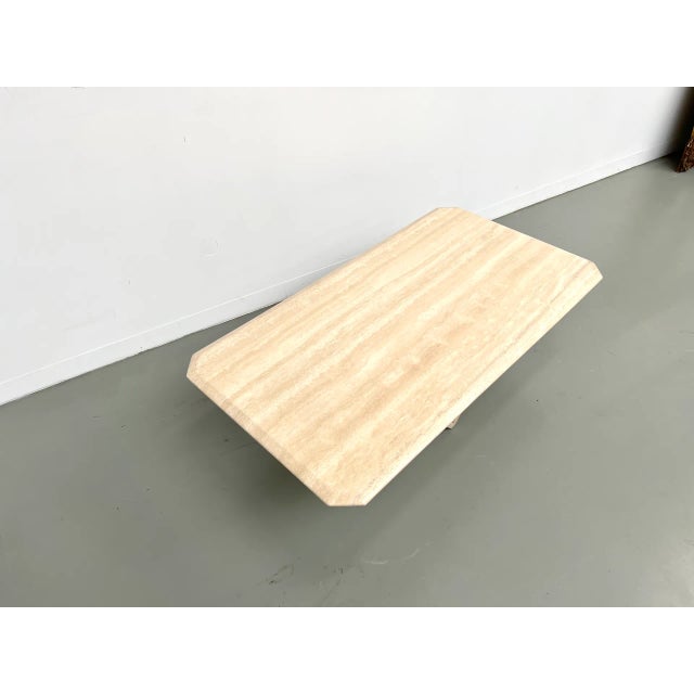 Travertine Coffee Table, Italy, 1970s For Sale - Image 15 of 18