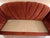 1980s 1980s Bernhardt Flair Channel-Tufted Scroll-Arm Terracotta Velvet Loveseat For Sale - Image 5 of 12