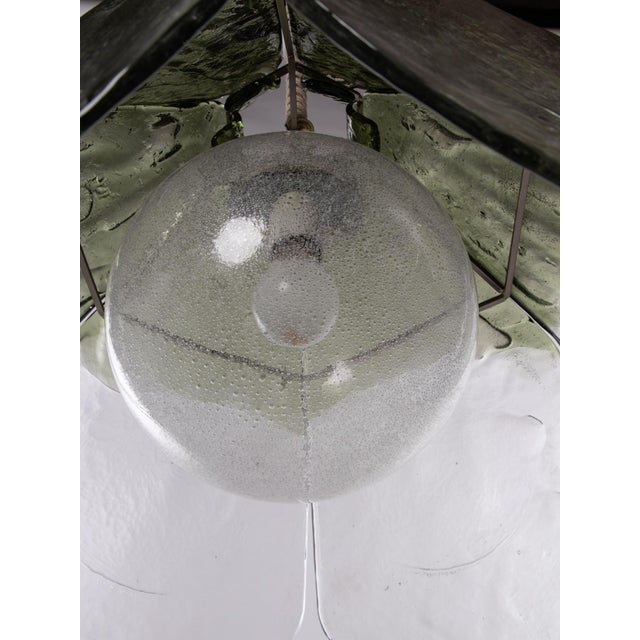 Petal Pendant Lamp in Murano Glass from Mazzega, Italy, 1960s For Sale - Image 6 of 11