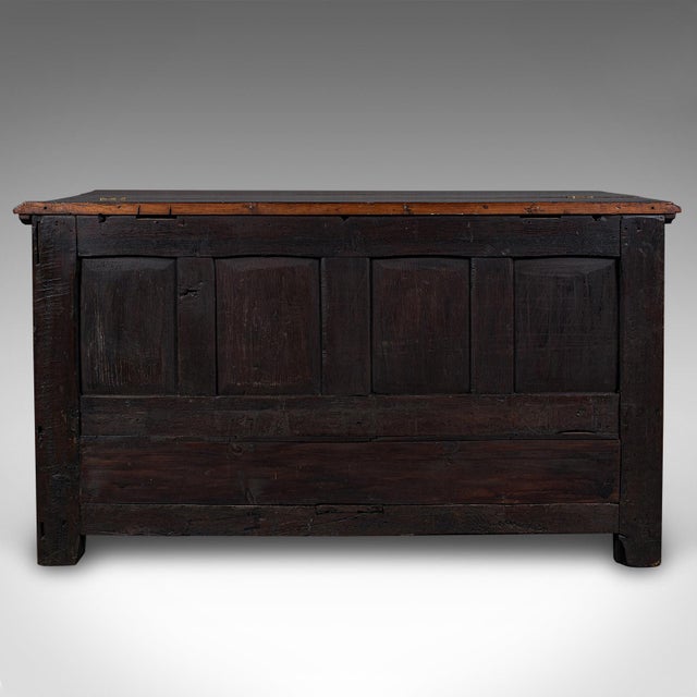 Early 18th Century 1700's Large Antique Mule Chest For Sale - Image 5 of 12