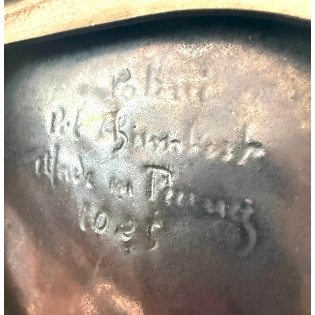 1950s Pol Chambost Signed Shell Vide Poche For Sale - Image 5 of 9