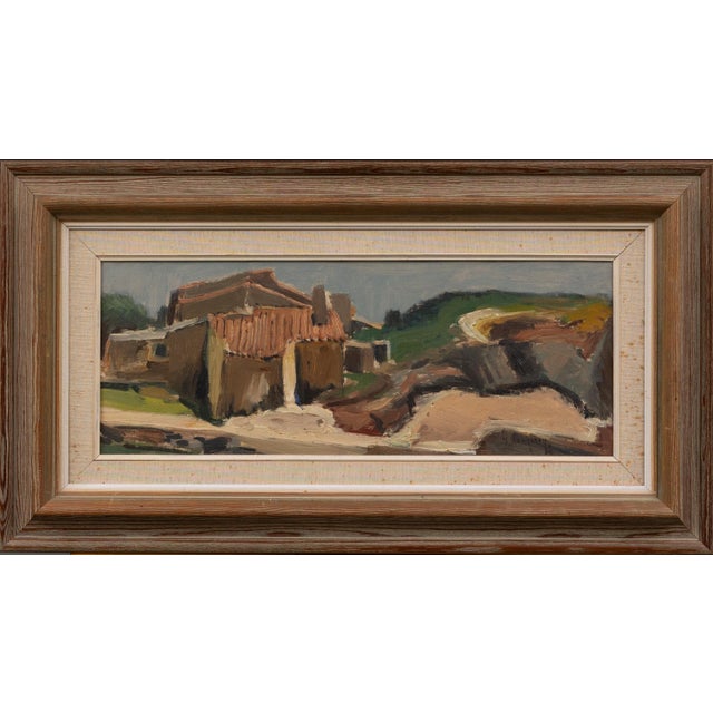 Gideon Isaksson, Portuguese River, 1960s, Oil on Canvas For Sale - Image 4 of 18