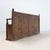 Antique Wooden Bench with Paneled Back, 1880 For Sale - Image 6 of 11