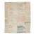 Contemporary Hand-Woven Modernist Abstract Wool Rug in Muted Pastel Color Block For Sale