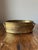 Vintage Oval Ribbed With Handle Brass Planter Cachepot Made in India For Sale In Dallas - Image 6 of 12