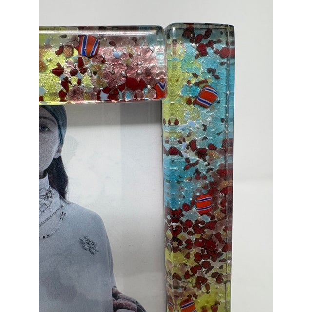 Murano Glass Picture Frame For Sale In Naples, FL - Image 6 of 6