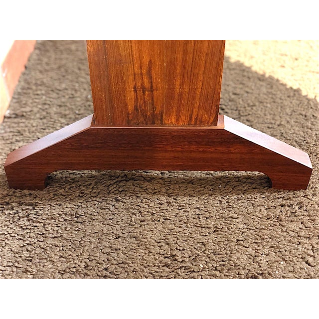 Wood Vintage Double-Sided Bookcase, 1960s For Sale - Image 7 of 16