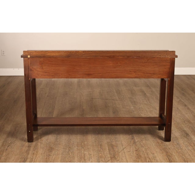 Stickley Mission Collection Oak Console Table Server For Sale - Image 16 of 18