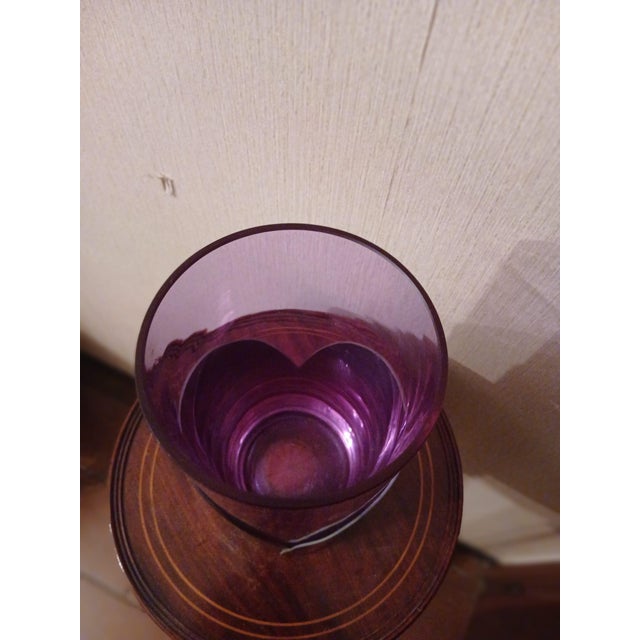 1970s Vintage Murano Glass and Metal Vase, 1970s For Sale - Image 5 of 8