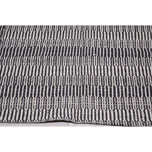 Tribal Moroccan Zanafi Tribal Flatweave Wool Rug, 8x9'9 For Sale - Image 3 of 4