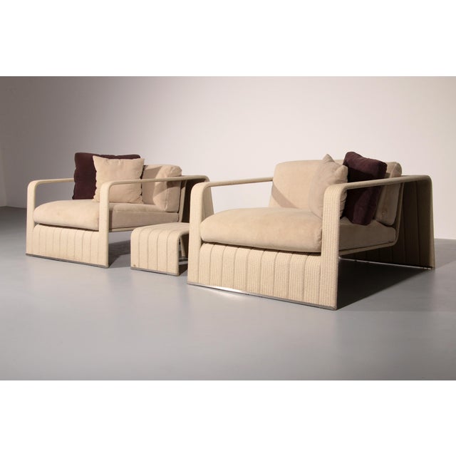 Frame Your Comfort Lounge Chairs and Table from Paola Lenti, 2000s, Set of 3 For Sale - Image 15 of 15