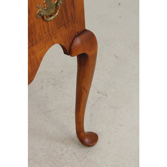 Eldred Wheeler Tiger Maple Lowboy Dressing Table For Sale - Image 15 of 18