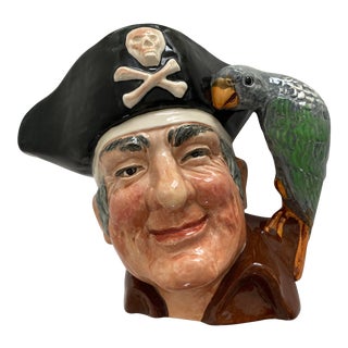 Bar Cart Library Looks America Home Office Home School Vintage 1951 Royal Doulton Long John Silver Character Seacoast Bar Jug Garden Pot For Sale