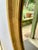 Mid 20th Century Vintage Oval Gilt Mirror For Sale - Image 5 of 9