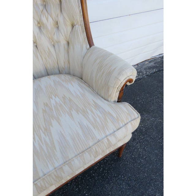 Brown Carved Fireplace Living Bed Room Side Chairs - Pair For Sale - Image 8 of 13