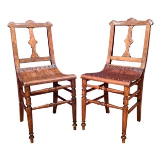 Art Nouveau Chairs, 1890s, Set of 2 For Sale