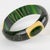 Belle Kogan Bakelite Bracelet Bangle with Laminated Elongated Dots For Sale - Image 9 of 9