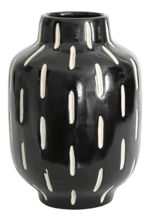 Vintage Late 20th Century Modern Jun Kaneko Style Ceramic Vase