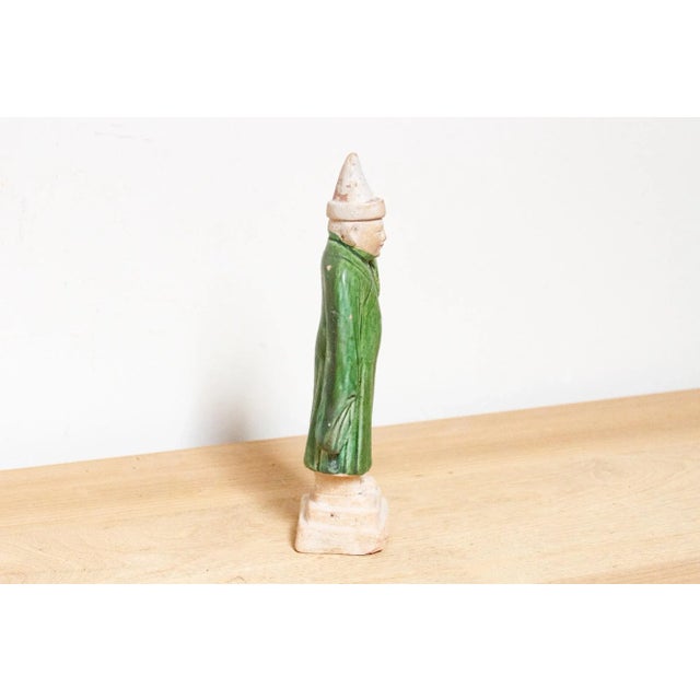 Chinese Green Glazed Sancai Figure For Sale - Image 4 of 7