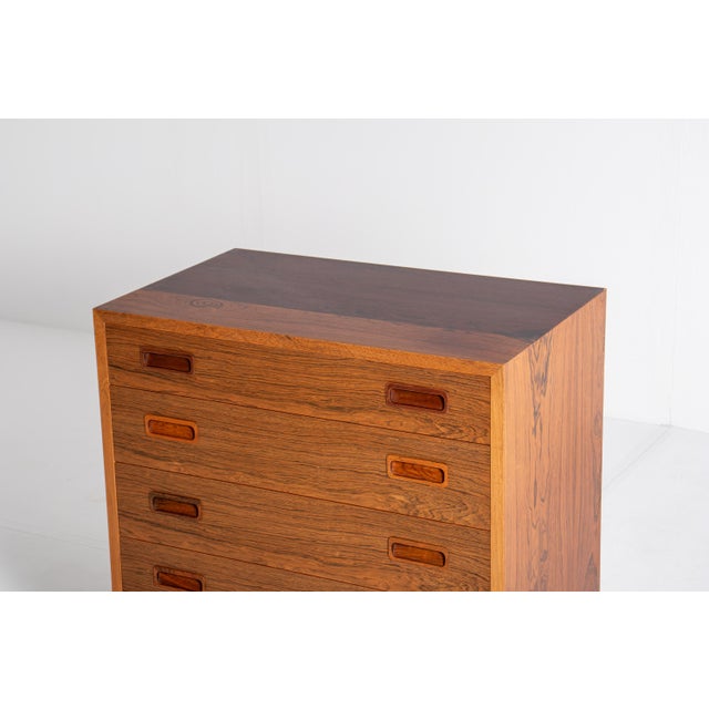 Mid-Century Modern Danish Rosewood Chest of Drawers from Poul Hundevad, 1960s For Sale - Image 10 of 12