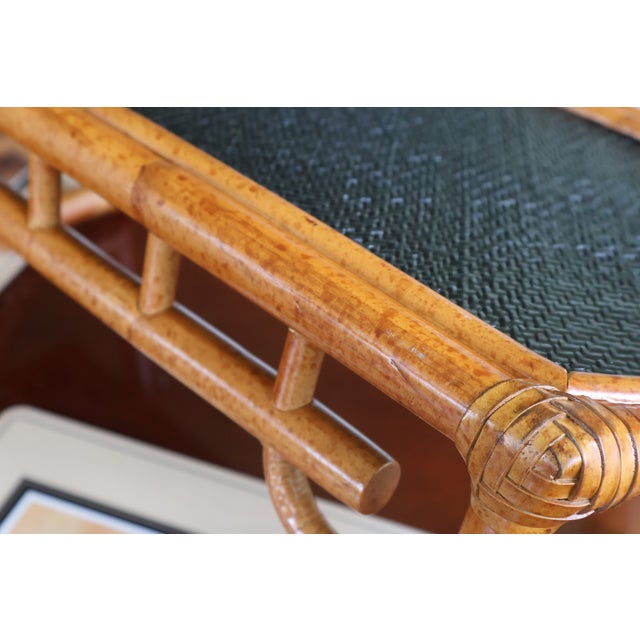 Vintage Great City Traders Chinoiserie Bamboo & Rattan Wall Shelf For Sale - Image 15 of 16