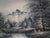 Large Oil Painting, Black & White Winter Landscape on Canvas, H. Gamlen, 1980 For Sale - Image 9 of 18