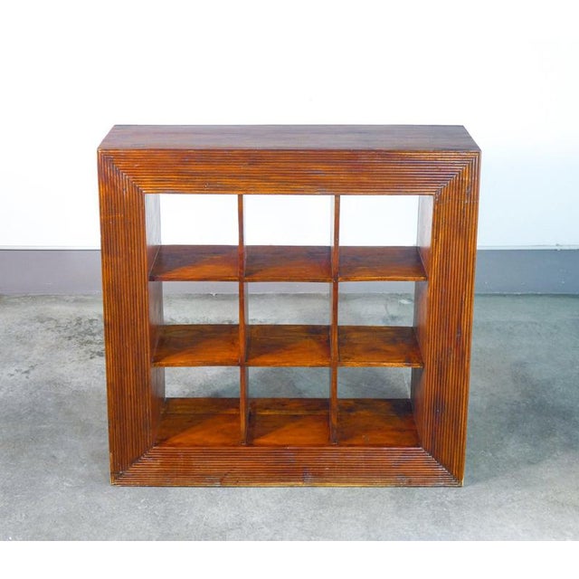 Open Bookcase Shelf in Wood For Sale - Image 16 of 18
