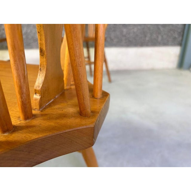 Vintage Dining Chairs from Ercol, 1950s, Set of 6 For Sale - Image 11 of 12