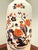 Late 20th Century Mid 20th Century Aynsley Bird of Paradise Bone China Table Lamp With Gold Accents For Sale - Image 5 of 7