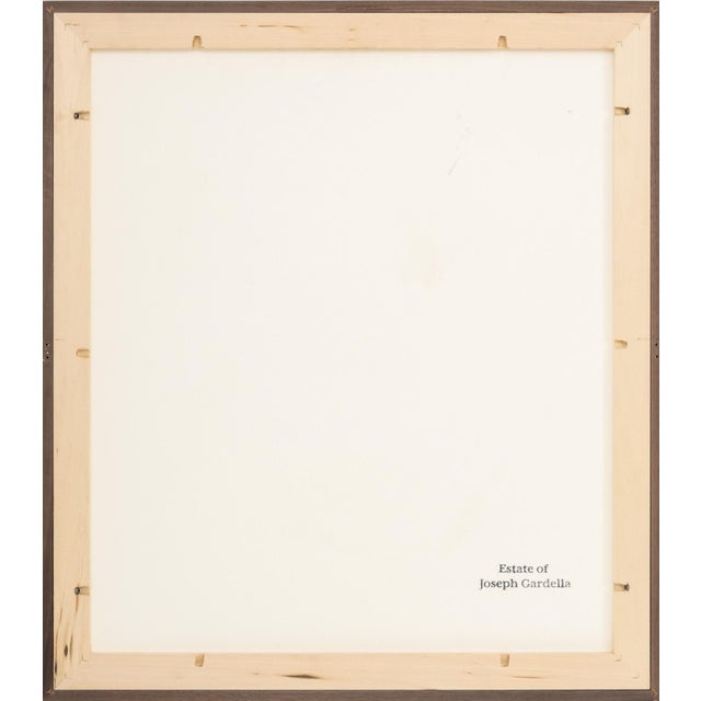 Paper Joseph Lawrence Gardella Geometric Mixed Media For Sale - Image 7 of 8
