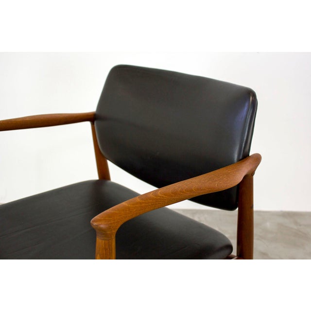 Danish Teak Model 67 Captains Chair attributed to Erik Buch for Orum Møbelfabrik, 1960s For Sale - Image 11 of 13