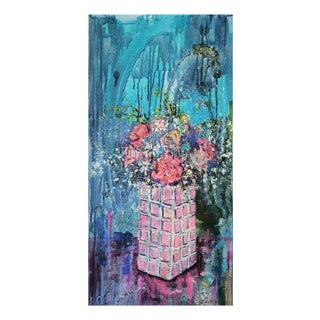 Linda Clerget, Awakening of Silences, Acrylic on Canvas For Sale