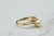 The Bolsa: Contemporary Pearl and Diamond Ring in 14 Karat Yellow Gold For Sale - Image 4 of 10