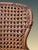 Vintage French Double Caned Wicker Armchair / Side Chair For Sale - Image 10 of 15