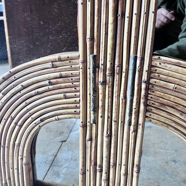 2000 - 2009 Vintage Bamboo Cabinet from Vivai Del Sud For Sale - Image 5 of 10