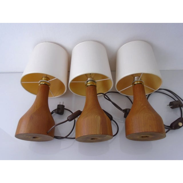 Teak Table Lamp from Domus, 1970s For Sale - Image 12 of 16